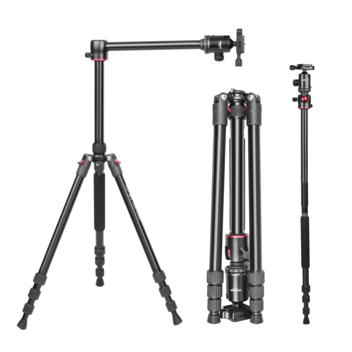 Manfrotto MK055XPRO3-BHQ2 Aluminum Tripod with XPRO Ball Head and 200PL QR Plate,Black - Image 7