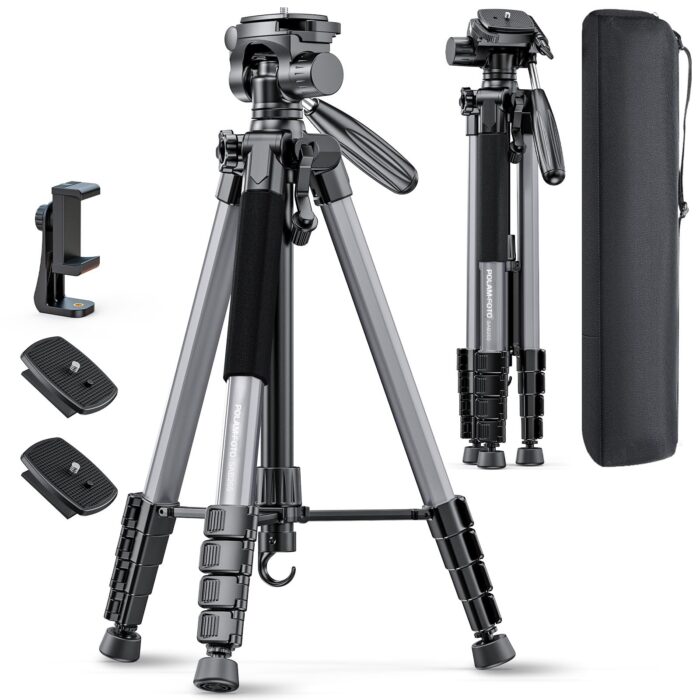 Manfrotto MK055XPRO3-BHQ2 Aluminum Tripod with XPRO Ball Head and 200PL QR Plate,Black - Image 10