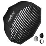 Godox SB-GUE80 80cm / 32 Inch Portable Octagon Honeycomb Grid Umbrella Speedlite Softbox with Bowens Mount