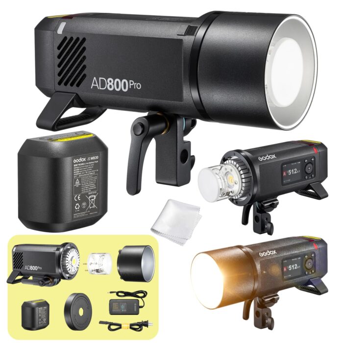 Godox AD600 Pro II Strobe Light Photography,AD600Pro 600Ws Outdoor Studio Flash Monolight,TTL 2.4G Wireless System,40W Bi-Color LED Modeling Light - Image 9