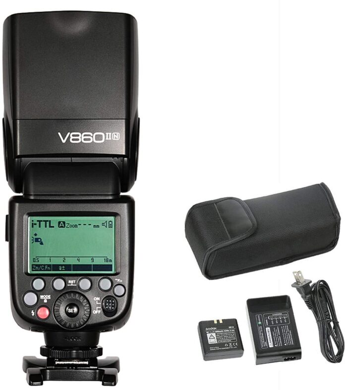 GODOX V860III-N Camera Flash for Nikon Camera Flash Speedlight Speedlite Light,2.4G HSS 1/8000s,480 Full-Power Flashes,7.2V/2600mAh Li-ion Battery,10 Levels LED Modeling Lamp, Black - Image 19