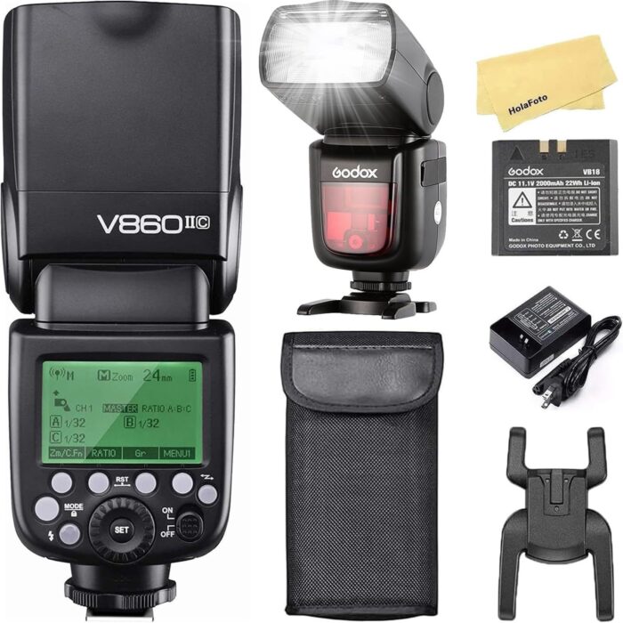 Godox V860III-S Camera Flash Light Wireless TTL Speedlite Modeling Light Transmitter/Receiver Manual/Auto Flash GN60 1/8000s HSS Built-in 2.4G Wireless X System Replacement for Sony Cameras - Image 11