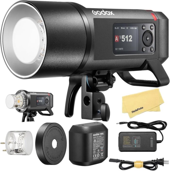 Godox AD600 Pro II Strobe Light Photography,AD600Pro 600Ws Outdoor Studio Flash Monolight,TTL 2.4G Wireless System,40W Bi-Color LED Modeling Light - Image 10