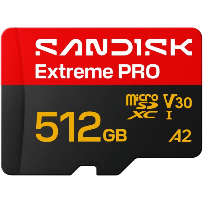 SanDisk Extreme Pro 512GB microSDXC UHS-I, V30, 200MB/s Read, 140MB/s Write, Memory Card for 4K Video on Smartphones, Action Cams and Drones - Image 9