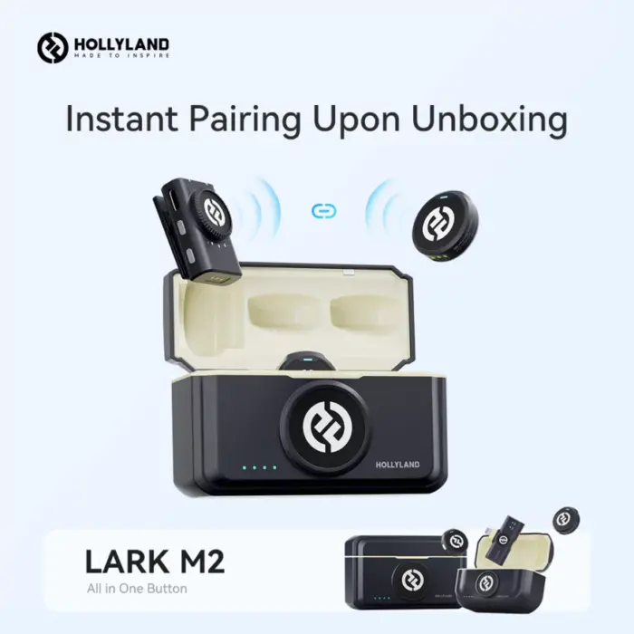 Hollyland Lark M2 USB-C Wireless lavalier microphone with USB-C plug - Image 9
