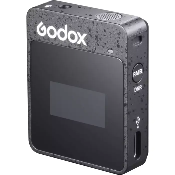 Godox MoveLink II M2 (2023 Edition) Compact 2-Person Wireless Microphone System for Cameras & Smartphones with 3.5mm (2.4 GHz, Black) - Image 2